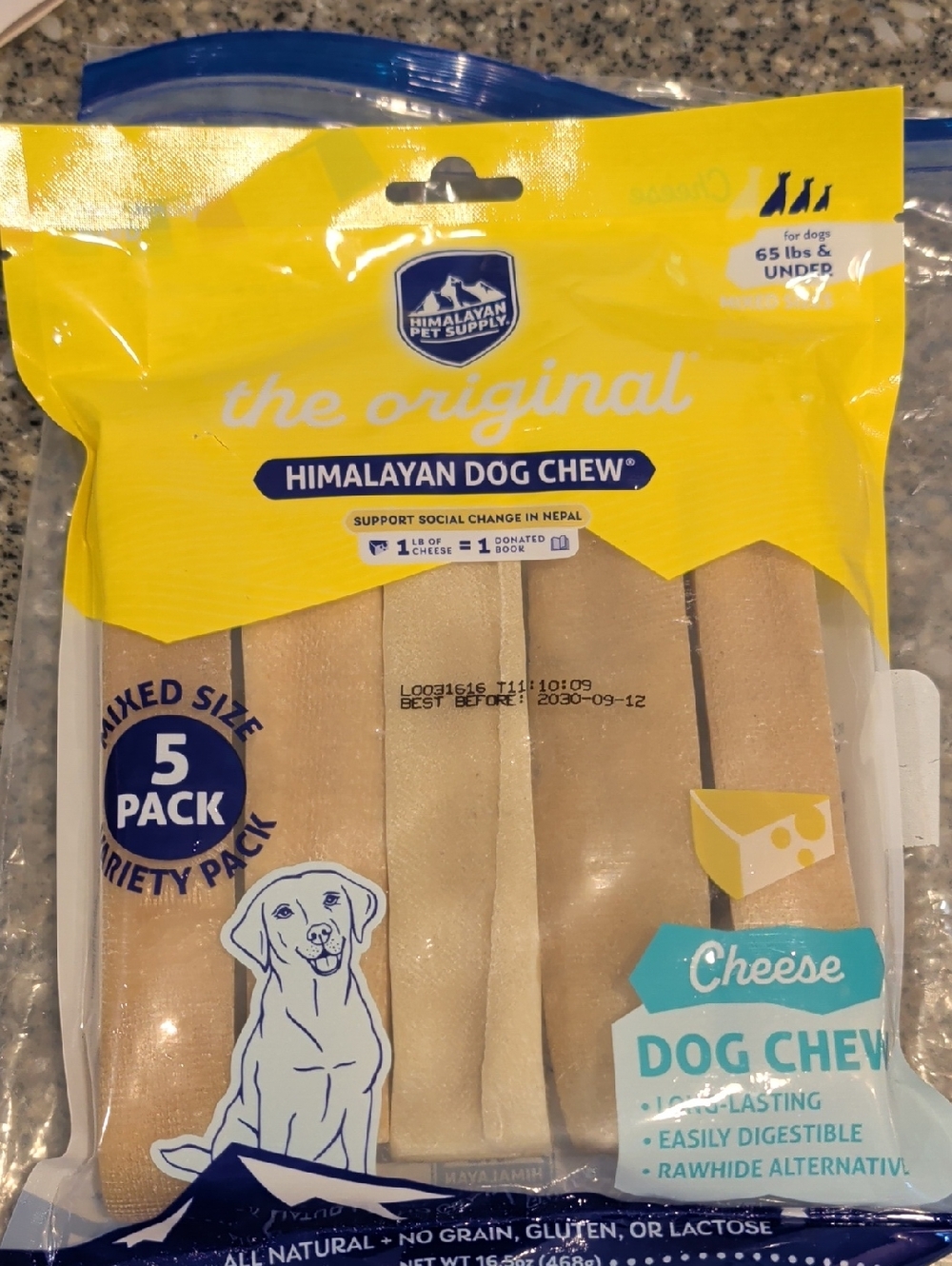 Unopened Package 5 Himalayan Dog Chews